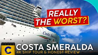 COSTA SMERALDA 🛳 7Night Mediterranean【4K Unsponsored Ship Tour amp Cruise Review】Worth The Money [upl. by Denver]