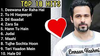 Emraan Hashmi romantic songs🎵Hindi bollywood romantic songs Best of Emraan Hashmi Top hits rewrite [upl. by Berke120]