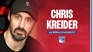 NYR 2024 Exit Day Chris Kreider Media Availability  June 4 2024 [upl. by Eniamrehc800]