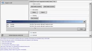 Epson L120 Free Resetter  download and reset Epson L120 printer [upl. by Nylatsirhc]
