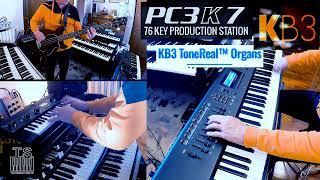 KB3 ToneReal Organ on Kurzweil PC3K7 KurzweilMusicSystems [upl. by Ardnek]