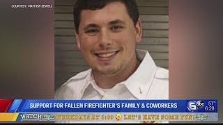 Support continues for fallen Claiborne Co firefighters family amp coworkers ahead of memorial servic [upl. by Ellicul840]