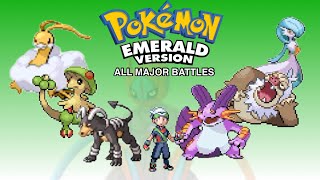 All Major Battles In Pokémon Emerald Version [upl. by Maud79]