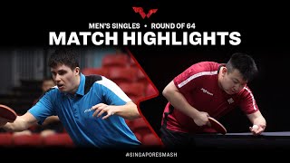 Eugene Wang vs Benedek Olah  MS R64  Singapore Smash 2023 [upl. by Janka]