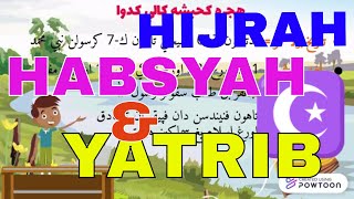 KAFA Tahun 3  SIRAH  Peristiwa Hijrah ke Habsyah dan Yathrib Madinah [upl. by Aivatnohs]