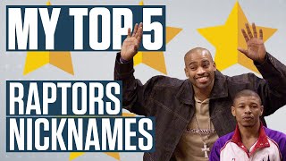 What Are The Top 5 Raptors Nicknames Of AllTime  My Top 5 [upl. by Lincoln41]