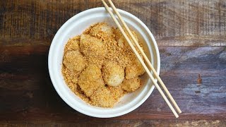 Muah Chee Glutinous Rice Snacks With Peanut amp Sugar [upl. by Eillim15]