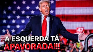 A ESQUERDA ESTÁ EM PÂNICO COM A VOLTA DO TRUMP [upl. by Jadda13]