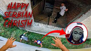 SERBIAN DANCING LADY REAL LIFE ESCAPE 460  Horror Parkour Pov Short  Bubbles 3Run [upl. by Yonina]