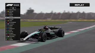 F1 24 Hamilton Mexico GP Starting P19 [upl. by Nyladnar]