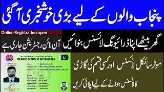 How To Apply For Driving License In Pakistanhow to online apply for driving license in punjab 2020 [upl. by Annadal498]