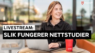 LIVESTREAM Slik fungerer nettstudier [upl. by Aneloaup256]