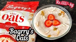 Bagrry’s Oats Recipe  Bagrry’s White Oats Recipe  Milk Oats Recipe with Bagrry’s Oats [upl. by Quint]