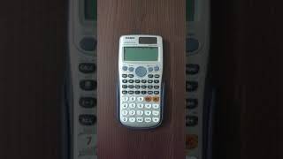 Converting a decimal number to its binary form using CASIO fx991ES Plus scientific calculator [upl. by Oberstone]