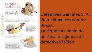 4° Grado Libro de Múltiples Lenguajes Lectura 1 Detectives geniales S A [upl. by Geoffry]