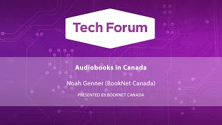 Audiobooks in Canada  Tech Forum 2020 [upl. by Ludwig]