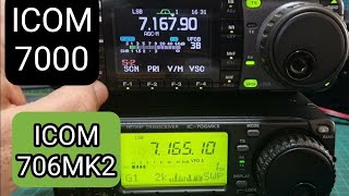 ICOM IC706MK2 amp ICOM IC7000 [upl. by Ydaj515]