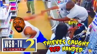 THIEVES CAUGHT RED HANDED COMPILATION REACTION [upl. by Niwdla]