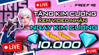 🔴Trực Tiếp  Phát 1000000 Kim Cương Free Fire Miễn Phí Và Code FF Mới Nhất Toàn Sever Cho Ae [upl. by Acinomal]