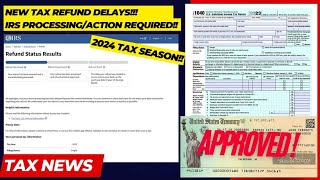 2024 IRS TAX REFUND UPDATE  New Refunds Released ID Verification Cancelled Tax Refunds Delays [upl. by Eirahcaz]