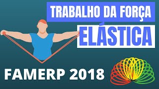 FAMERP  TRABALHO DA FORÃ‡A ELÃSTICA MÃ‰TODO GRÃFICO PARA CALCULAR O TRABALHO DE UMA FORÃ‡A VARIÃVEL [upl. by Sisxela]