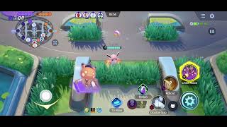 pokemon unite wigglytuff gameplay [upl. by Ahtamas]