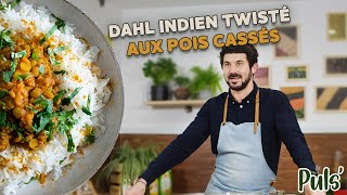 DAHL INDIEN TWISTÉ AUX POIS CASSÉS  Puls Cuisinez les légumineuses [upl. by Aronid]