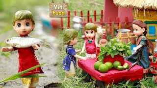 Miniature Pudina Rasam Cooking  Tiny Cooking  Mini Food Cooking [upl. by Lomasi]