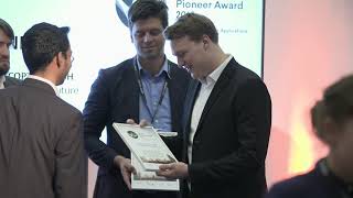 Drone Pioneer Award  INTERGEO TV 2018 [upl. by Anitnatsnoc122]