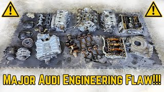 The Supercharged Audi 30T Engine Teardown WORST DESIGN [upl. by Affrica]