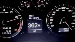 Audi RS3 363 kmh autoroute estouest en Algérie YouTube [upl. by Ahsiad]