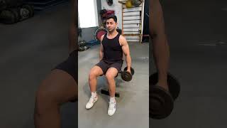 ROSCA ALTERNADA COM HALTER TREINO DE BICEPS academia evolucaoacademia equipegym [upl. by Yorgen]