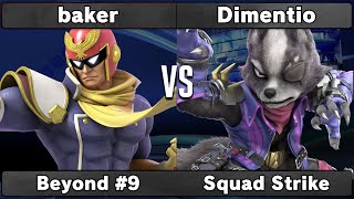 baker vs Dimentio  Squad Strike  Beyond 9 [upl. by Dolphin]