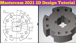 Mastercam Part Modeling mastercamtutorials [upl. by Fredie520]