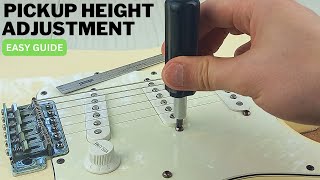 How to Adjust Guitar Pickup Height Easy StepbyStep Guide [upl. by Dilks]