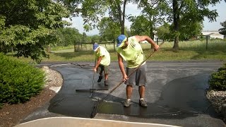 Sealcoating Process Step By Step  SampG Asphalt Services [upl. by Gonick]