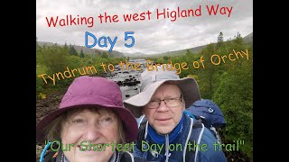 Day 5 of our West Highland Way Adventure Walking from Tyndrum to the Bridge of Orchy [upl. by Llertnek]