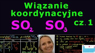 Wiązanie koordynacyjne cz1 np w SO2 SO3 Chemia73 [upl. by Olenta]