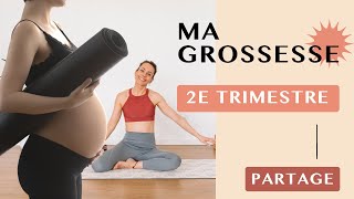 MON 2ÈME TRIMESTRE DE GROSSESSE 🤰🏼 [upl. by Anelhtak252]