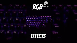 Redragon Kumara K552 RGB Light Effects that are CRAZY shorts [upl. by Bove]