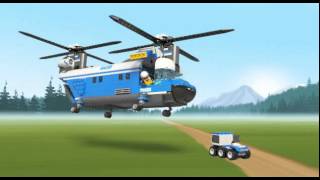 LEGO 4439 Forest Police Heavy lift Helicopter [upl. by Vieva]