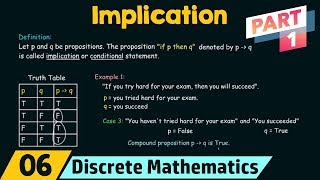 Logical Operators − Implication Part 1 [upl. by Mellette]