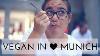 EATING VEGAN IN MUNICH and Frankfurt [upl. by Wainwright]