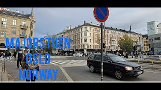 Walking tour in  4k Majorstuen in OSLO NORWAY [upl. by Tiloine]