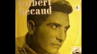 Gilbert Bécaud  DONNEMOI et MES MAINS 1954 enregistrement [upl. by Atikir9]