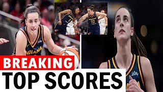 Caitlin clark scores most points by pg in single season makes wnba history [upl. by Redneval]