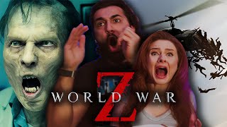 FIRST TIME WATCHING  World War Z 2013  MOVIE REACTION [upl. by Jammal522]