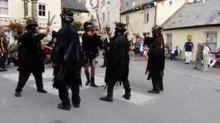 Beltane Border Morris dancing Huntress in Cawsand [upl. by Emarej]