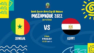 Senegal vs Egypt  BSAFCON2022 Final [upl. by Atekal]