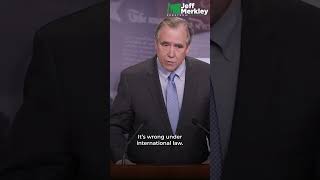 Merkley Speaks in Support for Joint Resolutions of Disapproval to Block Offensive Arms to Israel [upl. by Welker]